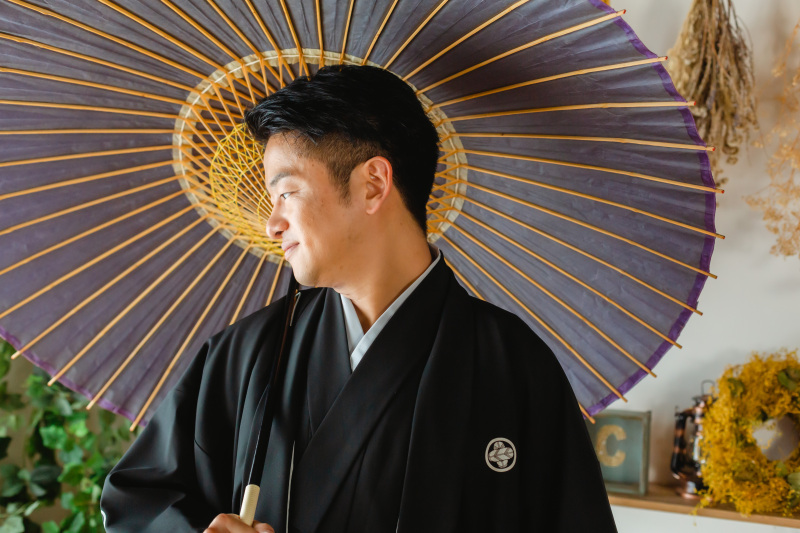 横顔も凛々しく