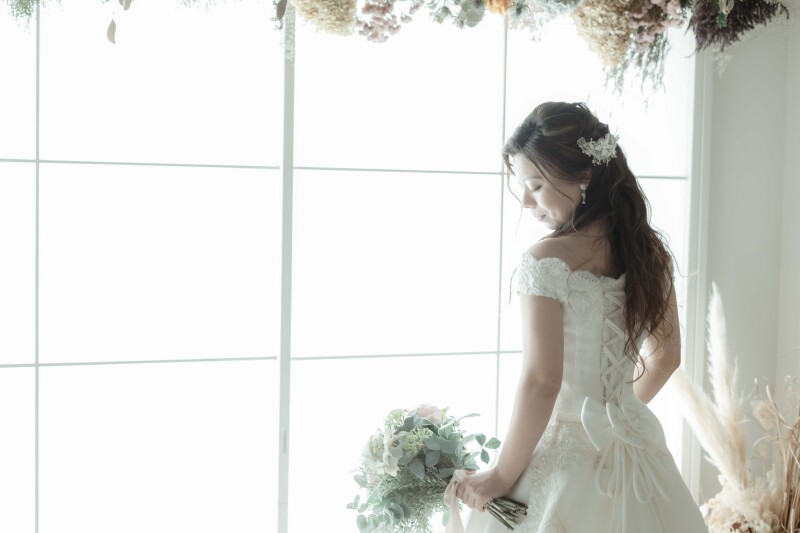 もちろんソロショットも美しく♡