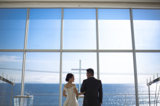 ご家族も一緒に　和洋装フォトウェディング