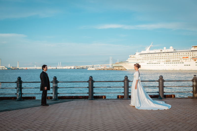 みなとみらいロケーションで撮影スタート！