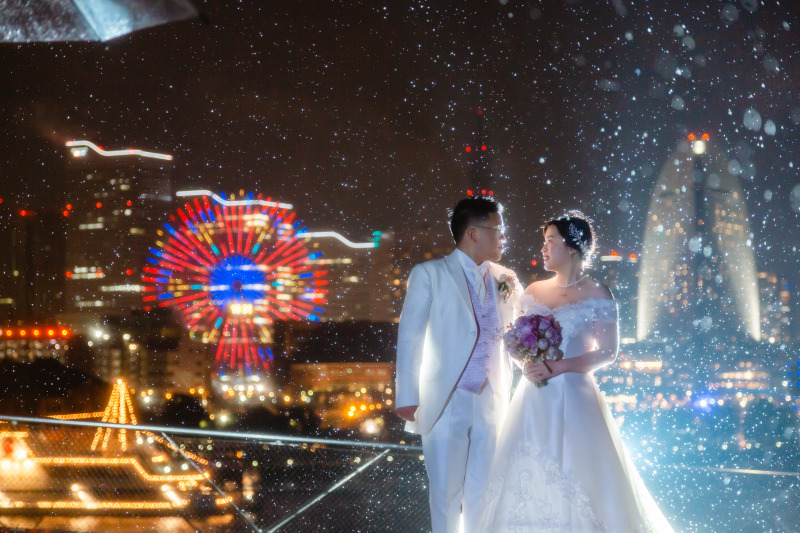 雫の宝石に囲まれながら