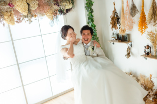 前撮り洋装スタジオ撮影