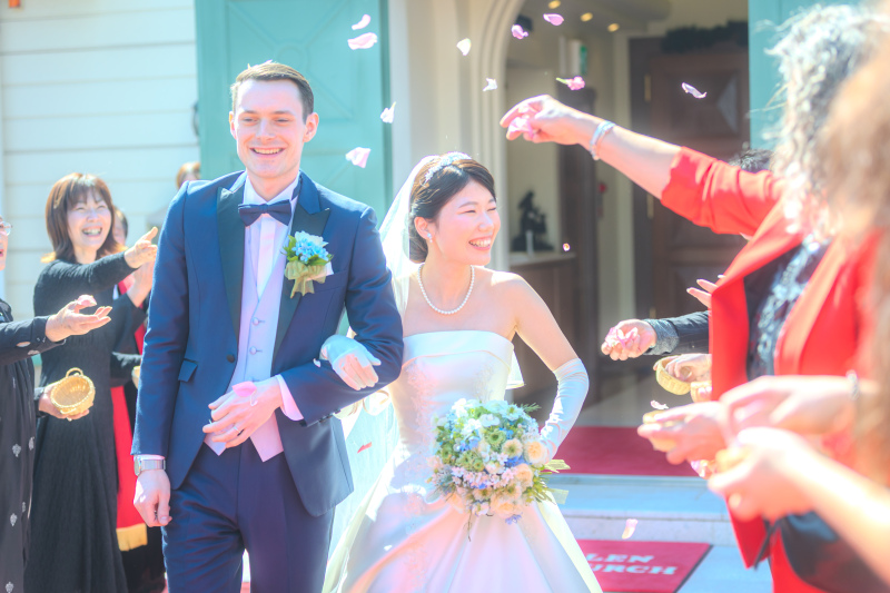 チャペルフォト+挙式+貸切邸宅で会食の一日