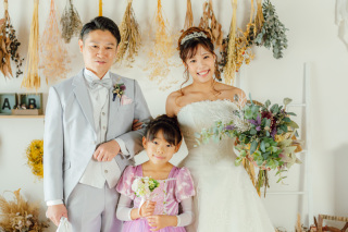 リトルプリンセスも微笑むファミリーブライダル
