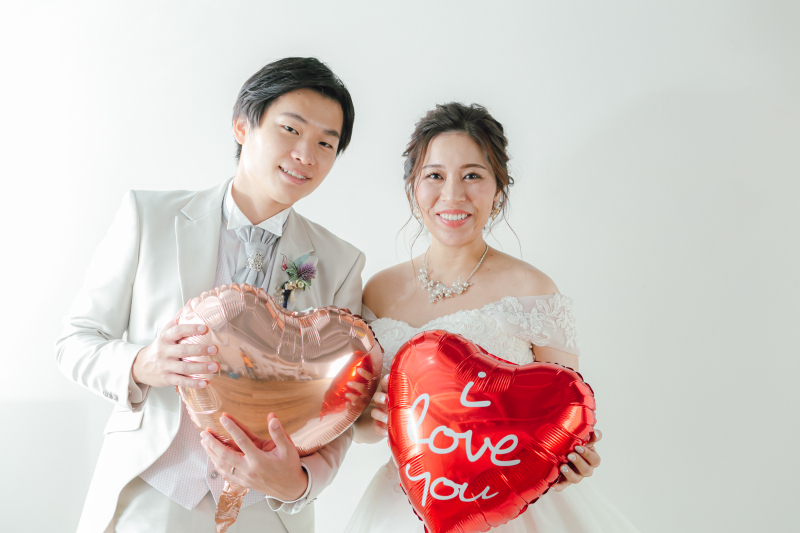 ハートのバルーンでイイ感じ!