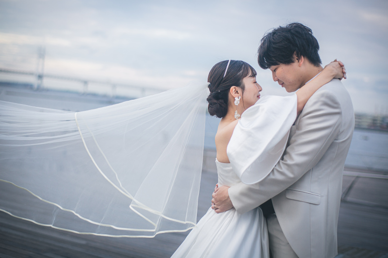 愛しい人に手を回して