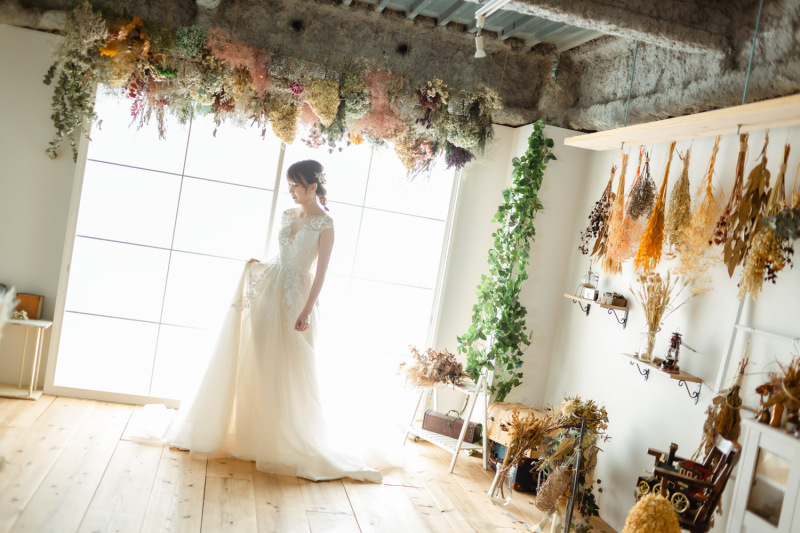 新婦様の美しいソロショット、お任せください♪