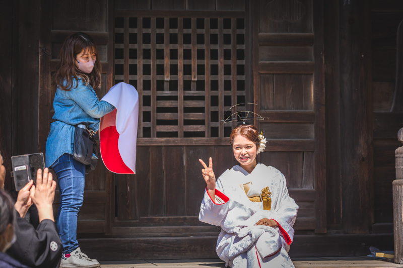 綿帽子の準備・・・はオフショットチャンス！