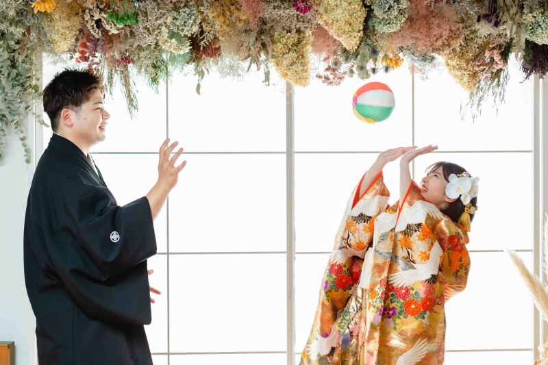 撮影で使いたい小物のお持ち込み大歓迎です!