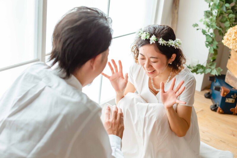 プロポーズの再現…?