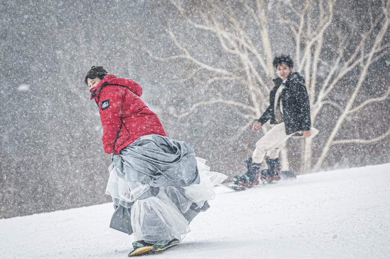 とても良い雪