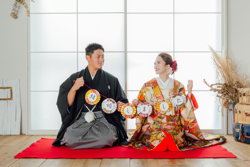 小物のバラエティ豊かなフォトブライダル