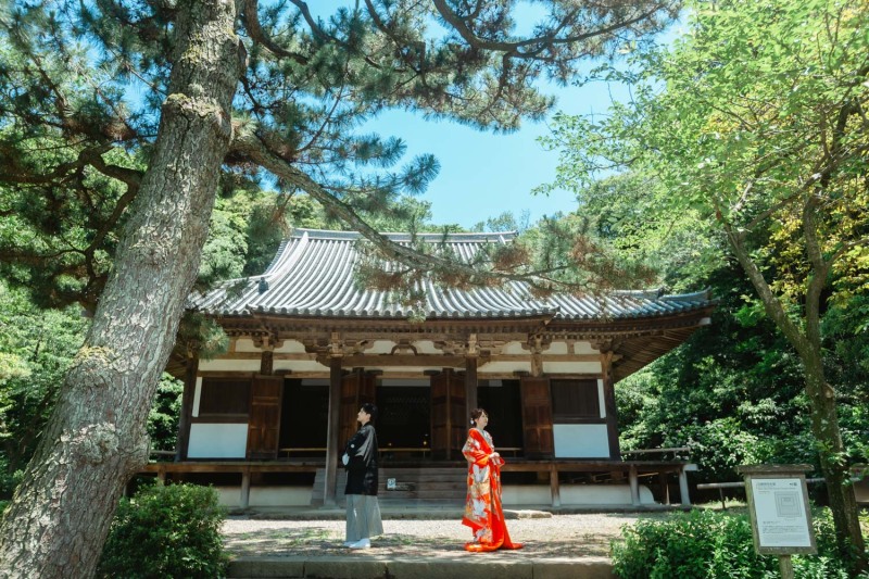 和装にピッタリのロケーション