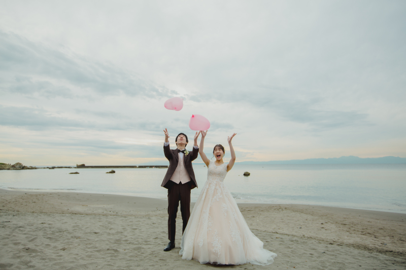 ハートを飛ばして