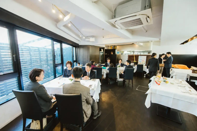 会食スタート