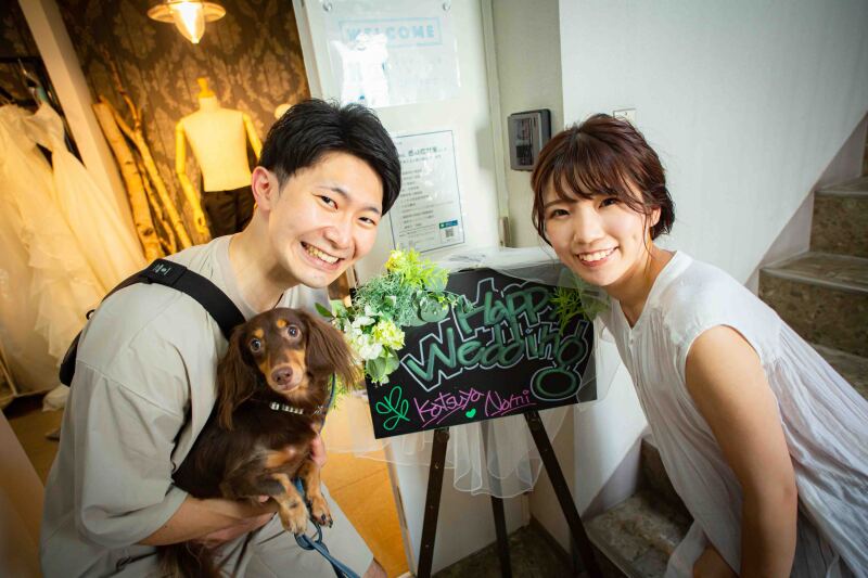 最後にスタジオで家族写真!