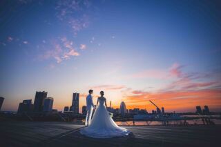 空気が綺麗な冬の夜空に