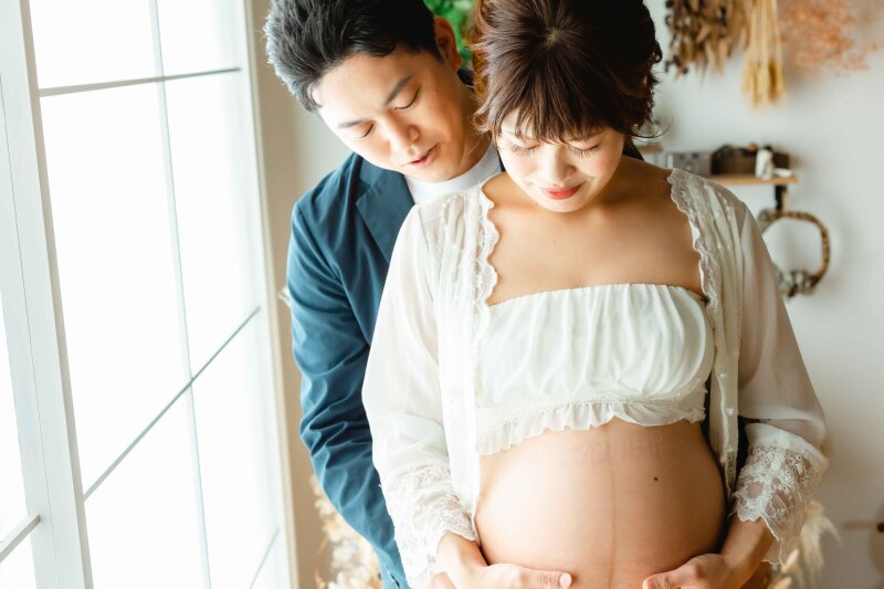 マタニティ用の衣装もあります!