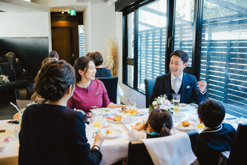 和やかな会話