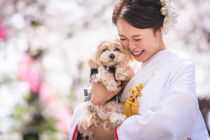 愛犬との2ショットは誰でもほしい一枚！