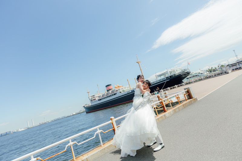 海の香りがするポートハグ