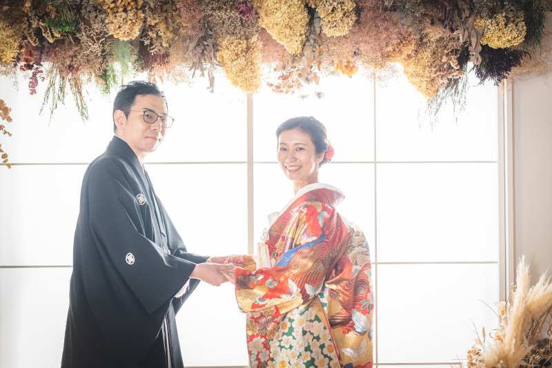 艶やかな和装婚