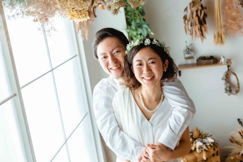 衣装はほぼお持ち込み!ナチュラル可愛い洋装フォトウェディング
