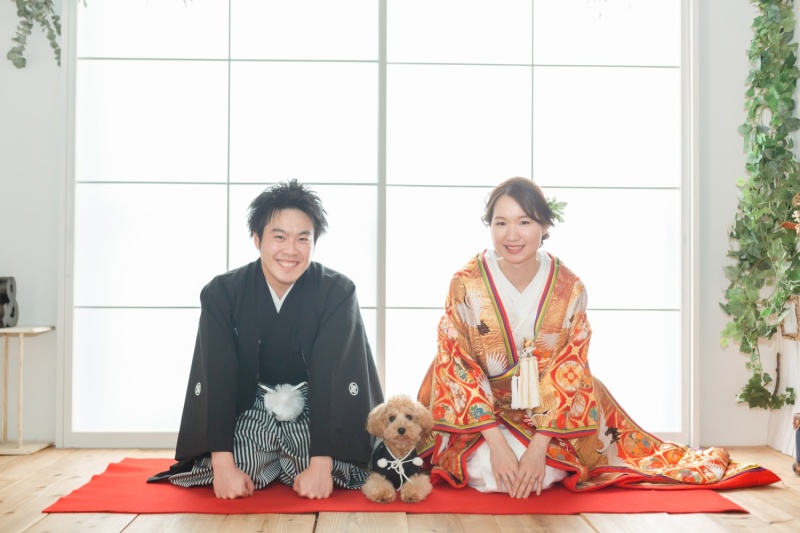 Photo Jellish 横浜(フォトジェリッシュ横浜)_ペットと一緒に撮影できる