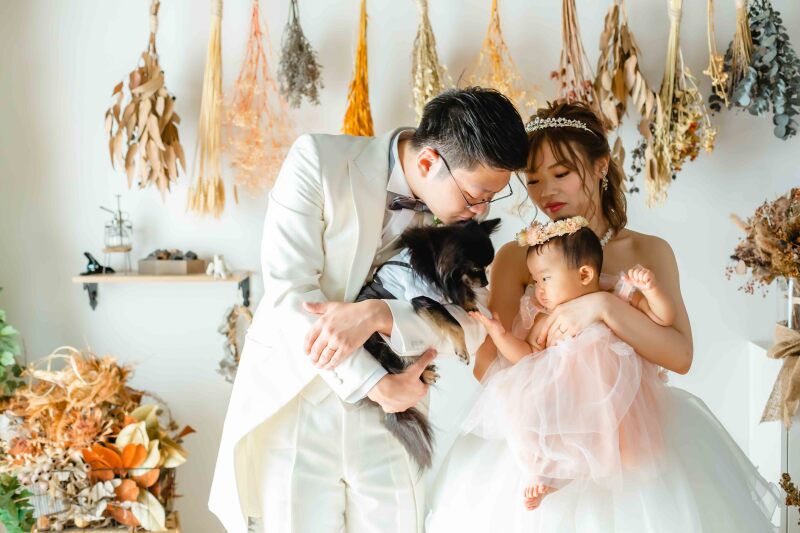 Photo Jellish 横浜(フォトジェリッシュ横浜)_ペットと一緒に撮影できる