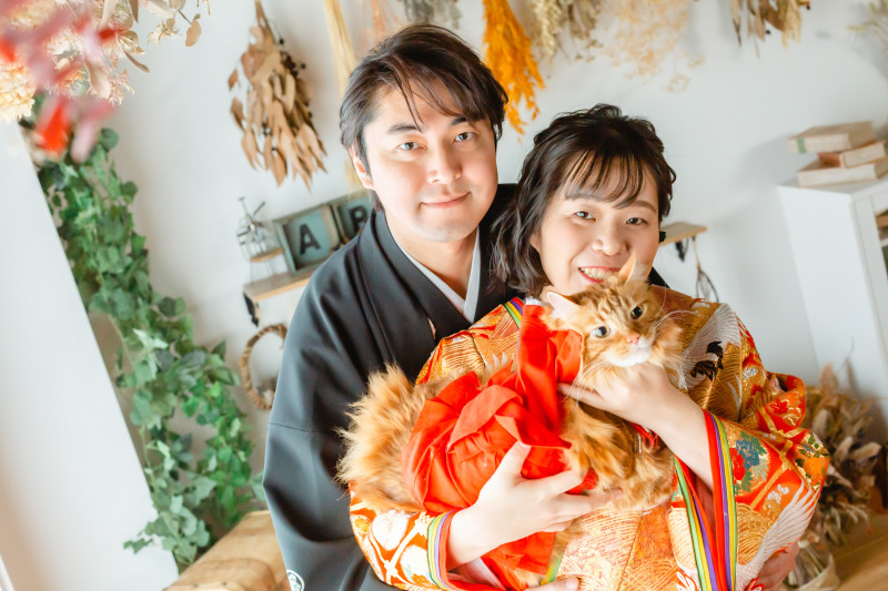 抱っこしての撮影大歓迎