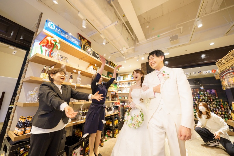 華やかなフラワーシャワー!