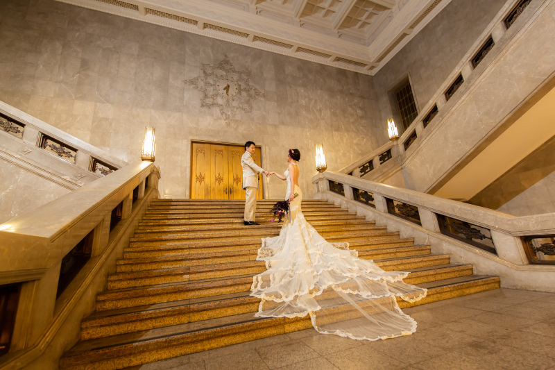 国立博物館での一枚!アーティスティックな雰囲気もありつつ、優しい写真にしあがりました!