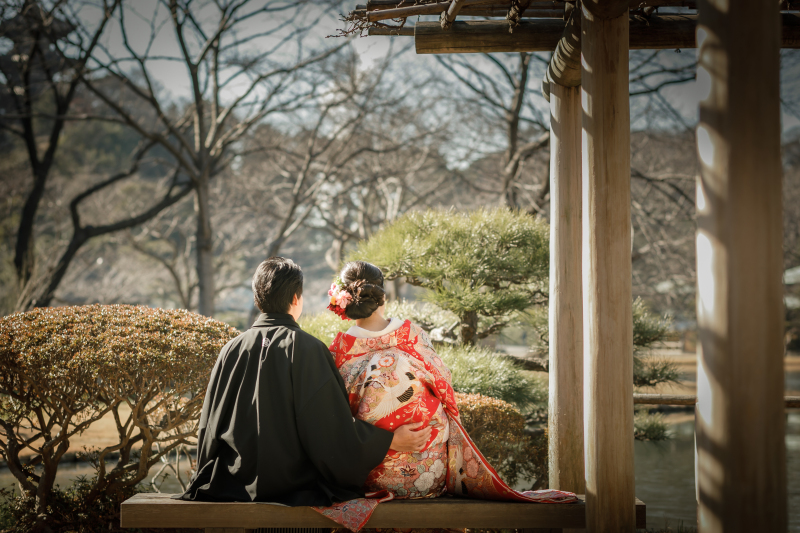 三渓園での一枚です！