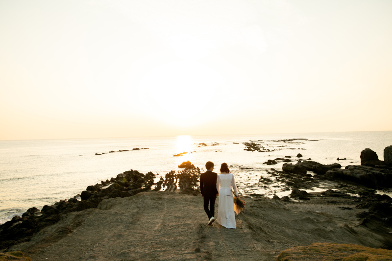 逗子の海岸のサンセットで撮影。