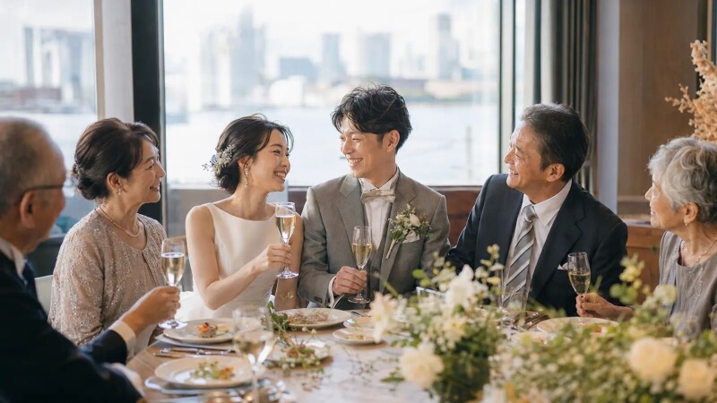 【チャペル挙式＋会食】ご家族もご一緒に◎