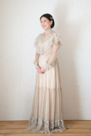 ヴィンテージドレス（ベージュ）