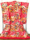 艶やかピンクの色打掛