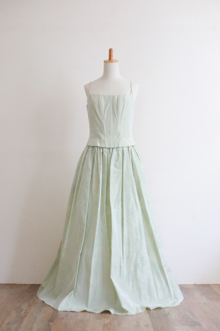 ヴィンテージドレス（グリーン/緑）②
