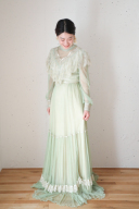 ヴィンテージドレス（グリーン/緑）