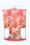 華やかピンクの色打掛