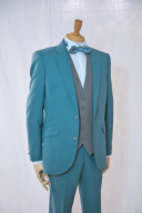 タキシード　ターコイズブルー