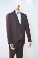 タキシード　レッドブラウン