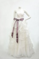 ウエディングドレス（フリル）