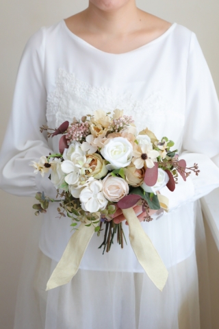 ブーケ　⑤セピアクラッチ