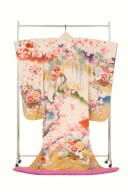 可憐なピンクの色打掛