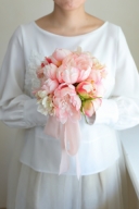 ブーケ　⑲ピンクシャクヤククラッチ