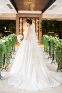 後ろリボンのドレス