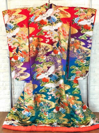 グラデーション色打掛