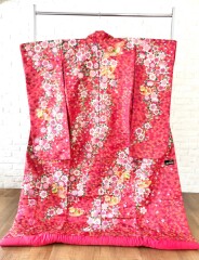 小花ピンクの色打掛