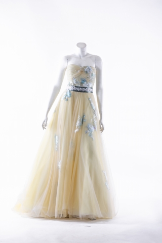 カラードレス（淡黄）